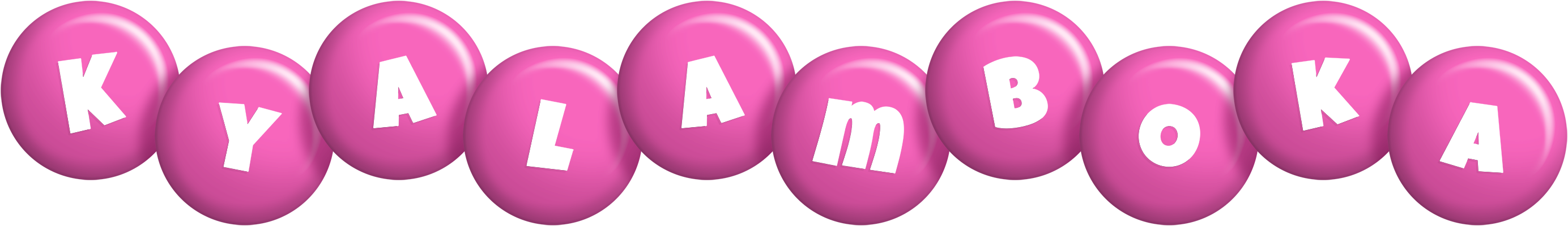 Kyalamboka candy-pink logo
