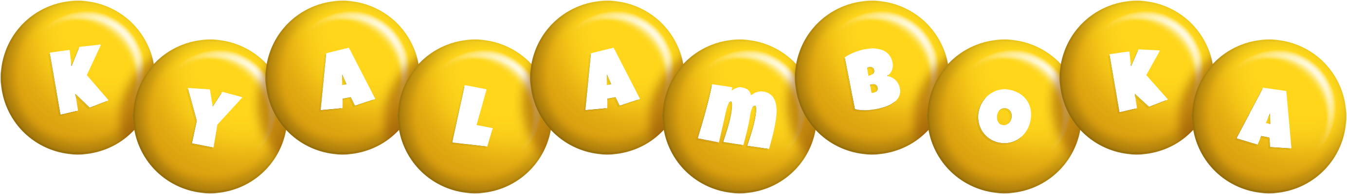 Kyalamboka candy-yellow logo