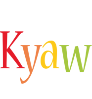 Kyaw birthday logo