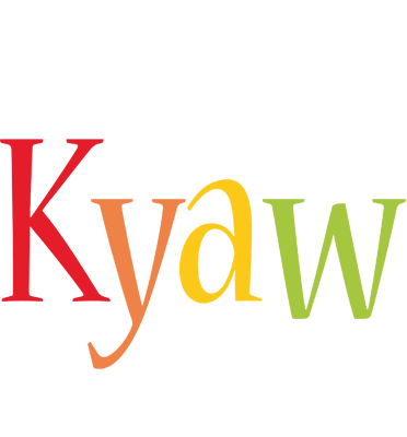 Kyaw birthday logo
