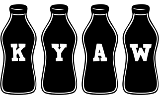 Kyaw bottle logo