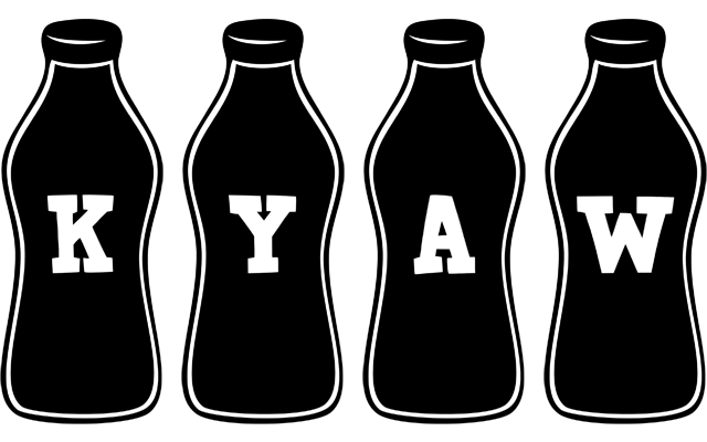 Kyaw bottle logo