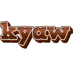 Kyaw brownie logo