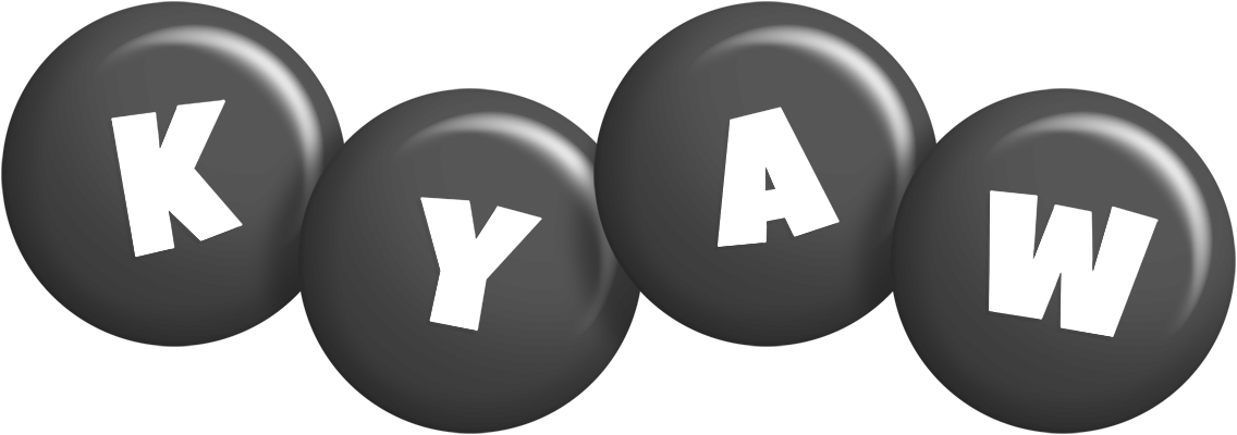 Kyaw candy-black logo