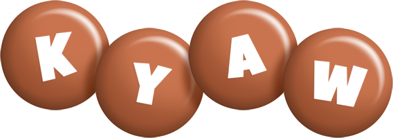 Kyaw candy-brown logo