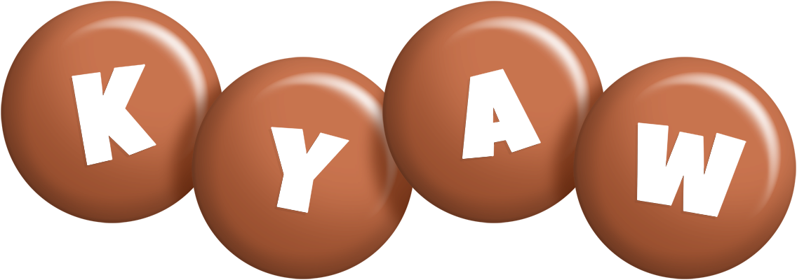 Kyaw candy-brown logo