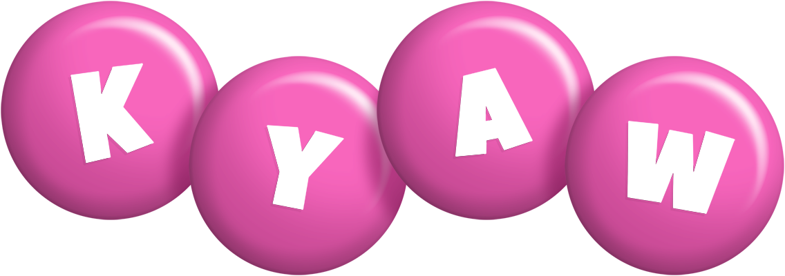 Kyaw candy-pink logo