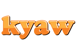 Kyaw orange logo