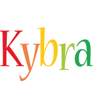 Kybra birthday logo