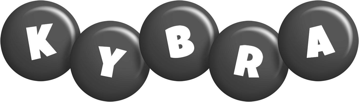 Kybra candy-black logo