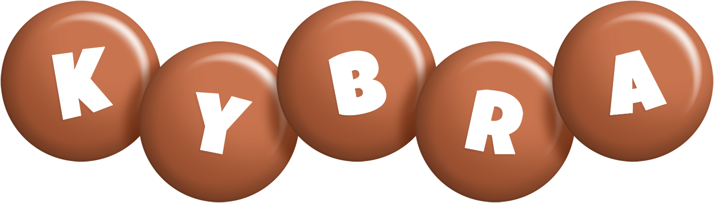 Kybra candy-brown logo