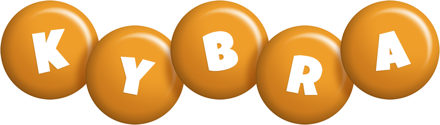 Kybra candy-orange logo