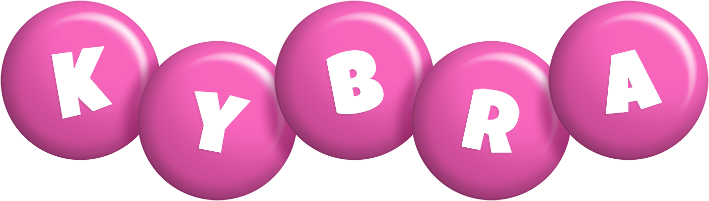 Kybra candy-pink logo