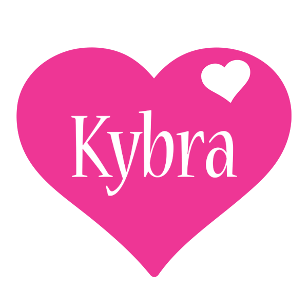 Kybra love-heart logo