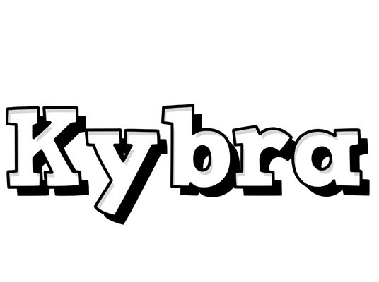 Kybra snowing logo