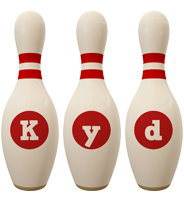 Kyd bowling-pin logo