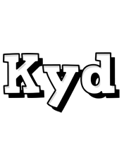 Kyd snowing logo