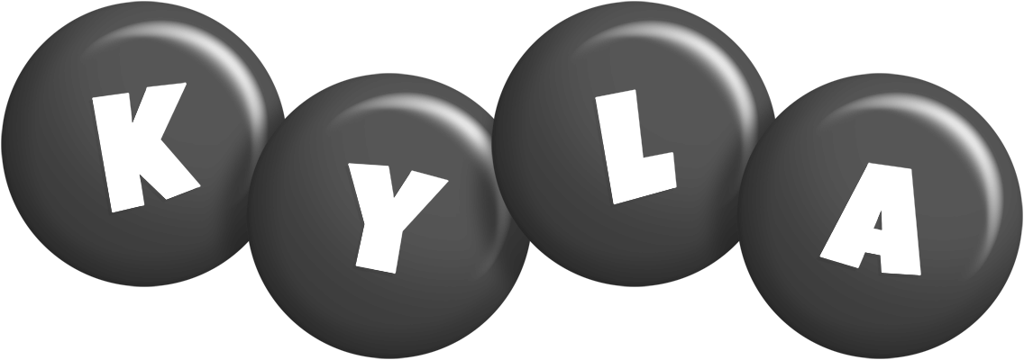 Kyla candy-black logo