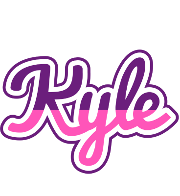 Kyle cheerful logo