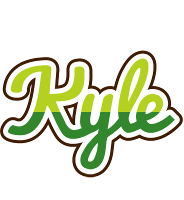 Kyle golfing logo