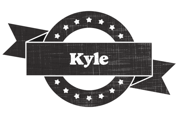 Kyle grunge logo