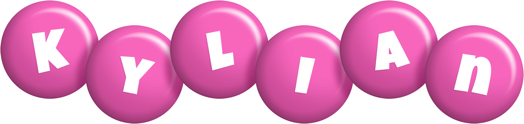 Kylian candy-pink logo