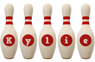 Kylie bowling-pin logo