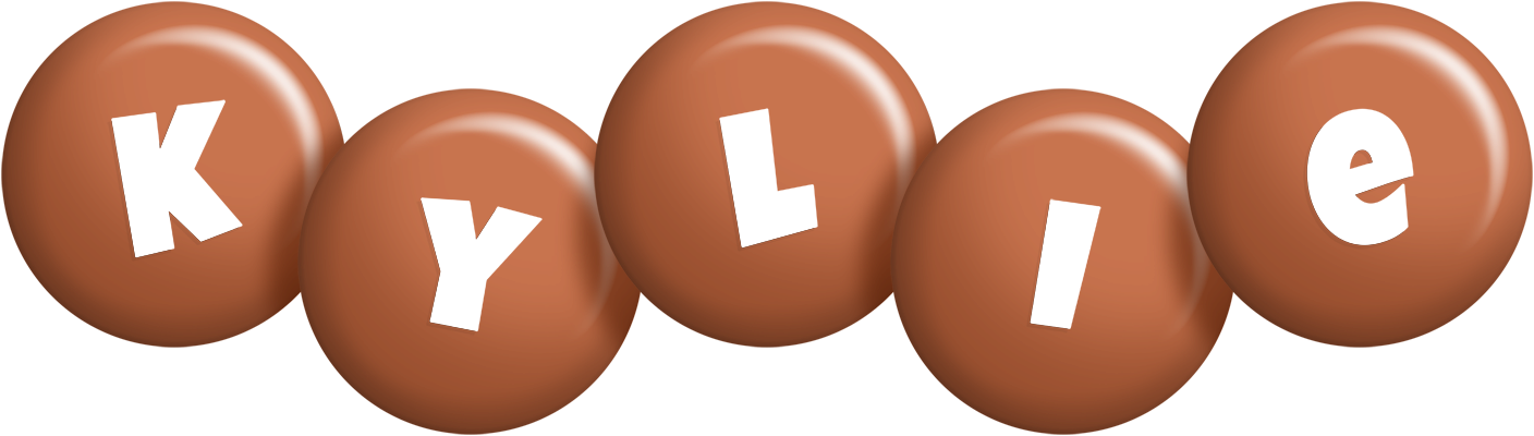 Kylie candy-brown logo