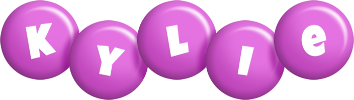 Kylie candy-purple logo