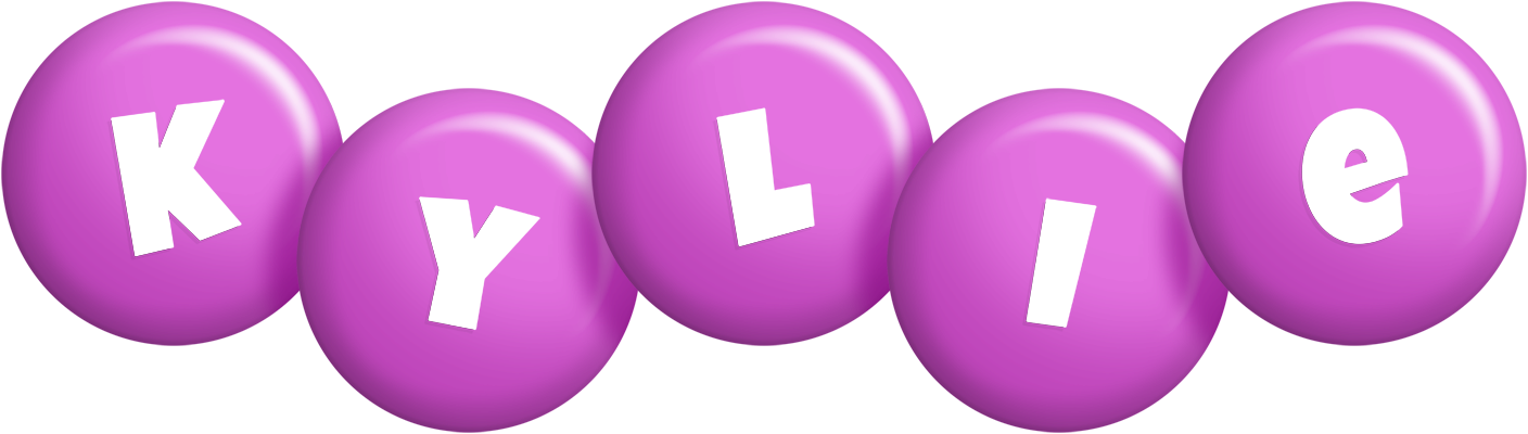 Kylie candy-purple logo