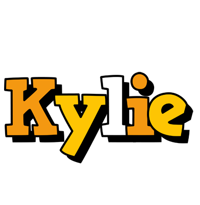 Kylie cartoon logo
