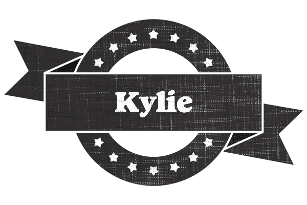 Kylie grunge logo