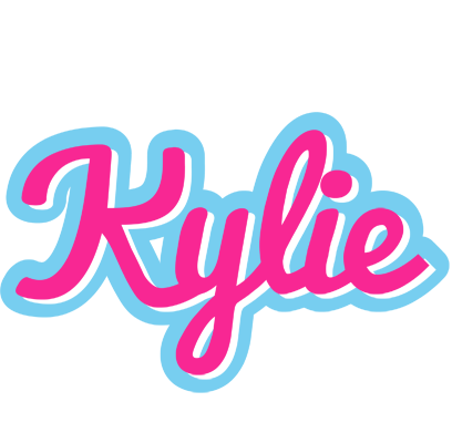 Kylie popstar logo