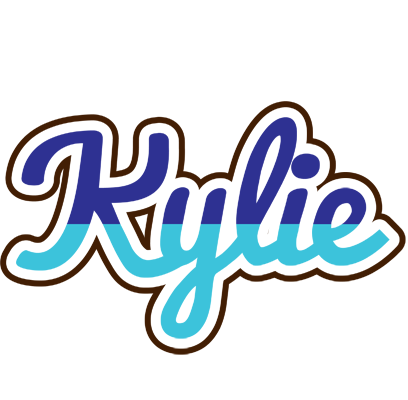 Kylie raining logo