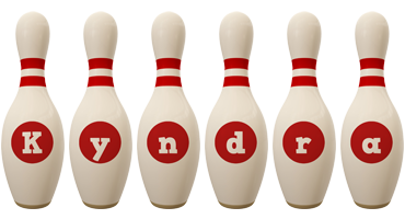 Kyndra bowling-pin logo