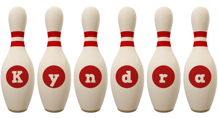 Kyndra bowling-pin logo