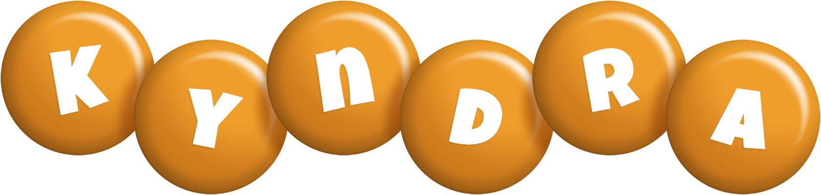Kyndra candy-orange logo