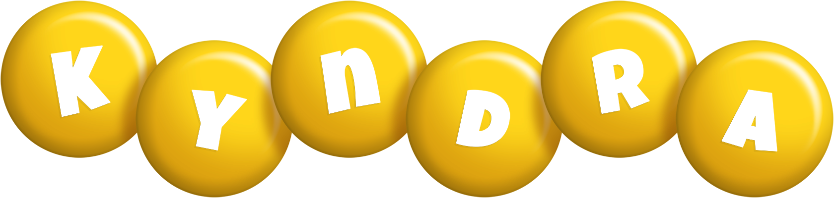 Kyndra candy-yellow logo