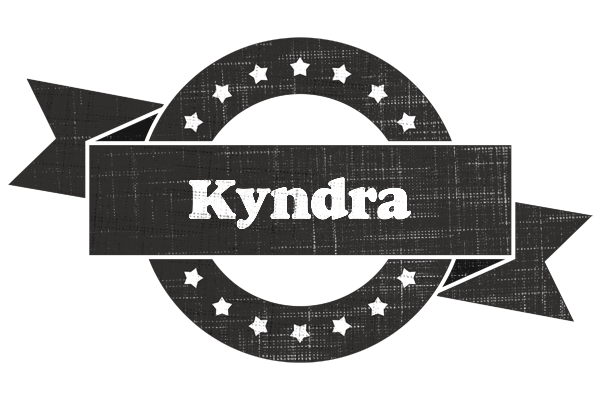 Kyndra grunge logo