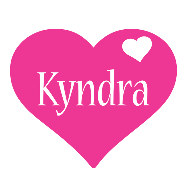 Kyndra love-heart logo