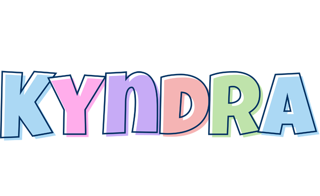 Kyndra pastel logo