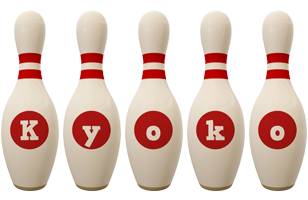 Kyoko bowling-pin logo