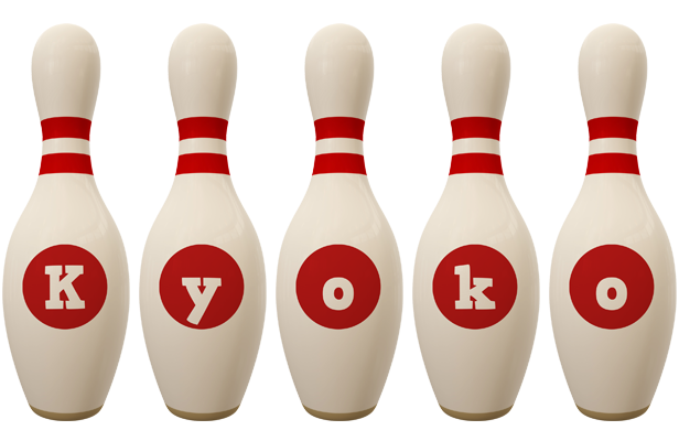 Kyoko bowling-pin logo