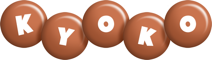 Kyoko candy-brown logo