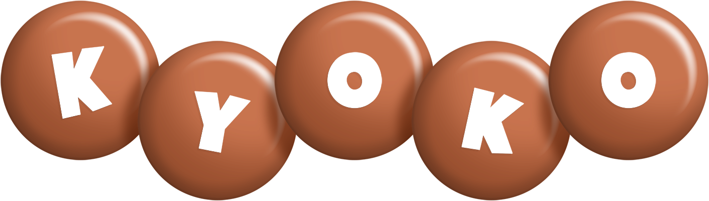 Kyoko candy-brown logo