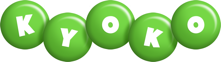 Kyoko candy-green logo