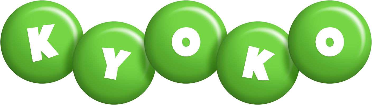 Kyoko candy-green logo