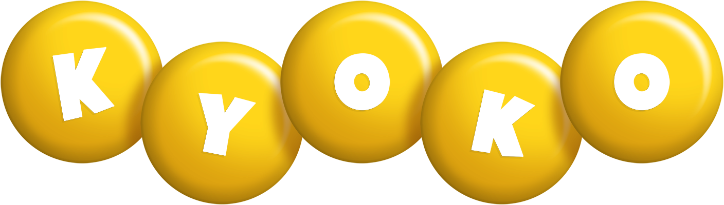 Kyoko candy-yellow logo