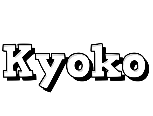 Kyoko snowing logo