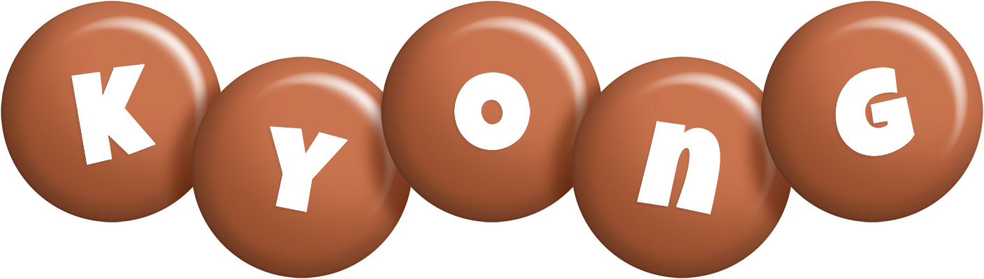 Kyong candy-brown logo